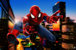 Spiderman 4k Art (2560x1024) Resolution Wallpaper