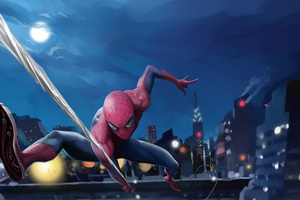 Spiderman 4k Digital Art (2560x1440) Resolution Wallpaper