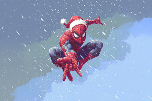 Spiderman 8 Bit (1280x1024) Resolution Wallpaper