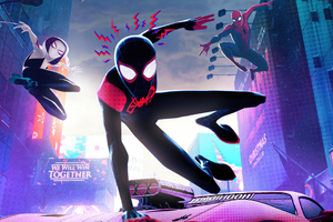 Spiderman Across The Spider Verse 2023 4k Poster (1152x864) Resolution Wallpaper