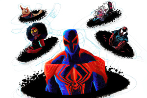 Spiderman Across The Spider Verse X Spot (1280x800) Resolution Wallpaper