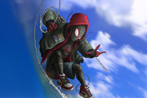 Spiderman Against The Void (2560x1080) Resolution Wallpaper
