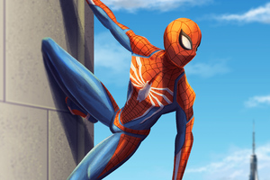 Spiderman Art (320x240) Resolution Wallpaper
