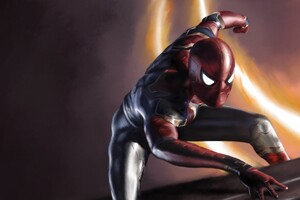 Spiderman Avengers Infinity War