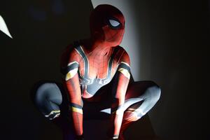 Spiderman Avengers Infinity War Suit Cosplay 5k