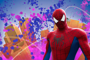 Spiderman Background Colorful