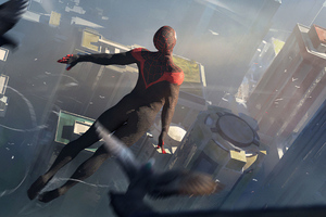 Spiderman Black Suit Up (1280x800) Resolution Wallpaper