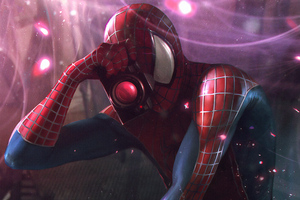 Spiderman Clicking Pictures Wallpaper