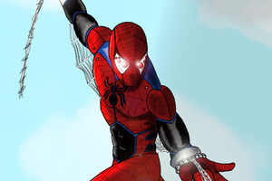Spiderman Comic Arts (2048x1152) Resolution Wallpaper
