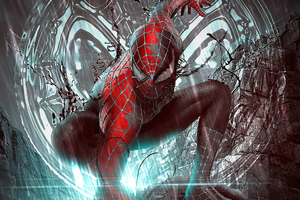 Spiderman Comic Hero 4k (1360x768) Resolution Wallpaper
