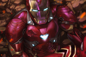 Spiderman Died In Iron Man Arms Artwork