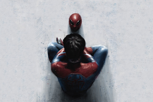 Spiderman Down (1024x768) Resolution Wallpaper