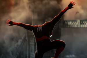 Spiderman Far From Home Suit New (320x240) Resolution Wallpaper