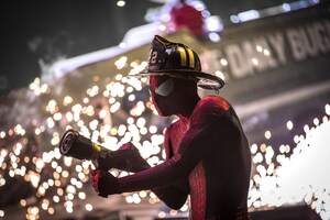 Spiderman Firefighter Wallpaper