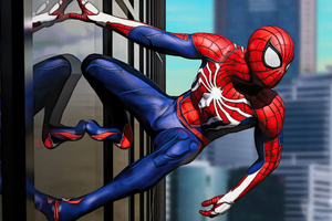 Spiderman From Ps4 Cgi 4k (3840x2400) Resolution Wallpaper