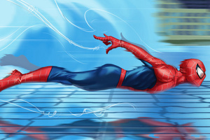 Spiderman Go With The Flow (1920x1080) Resolution Wallpaper