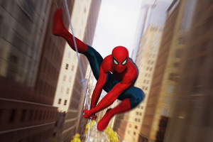 Spiderman High Flying Hero (2560x1700) Resolution Wallpaper