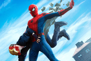 Spiderman Homecoming Final Poster (1366x768) Resolution Wallpaper