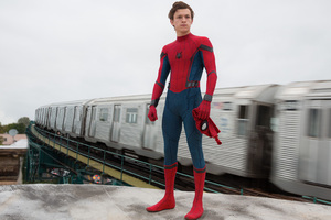 Spiderman Homecoming Tom Holland 4k 2017 Movie