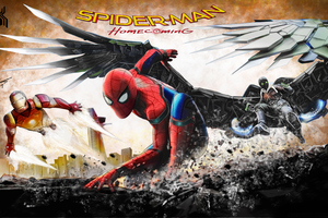 Spiderman Homecoming Tom Holland 4k