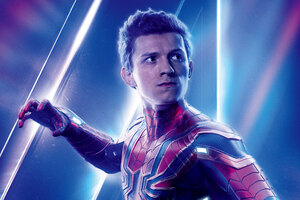 Spiderman In Avengers Infinity War New 8k Poster