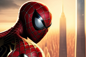 Spiderman In New York 4k (1400x900) Resolution Wallpaper