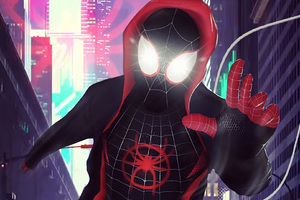 SpiderMan Into The Spider Verse 2018 Digital Art Wallpaper