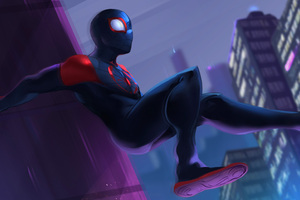 SpiderMan Into The Spider Verse 2018 Fan Art