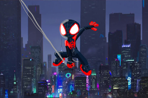SpiderMan Into The Spider Verse Movie Artwork