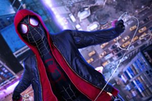 SpiderMan Into The Spider Verse Movie Cosplay (1280x720) Resolution Wallpaper