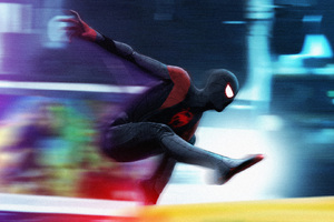 SpiderMan Into The Spider Verse Movie Digital Art