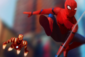 Spiderman Iron Man