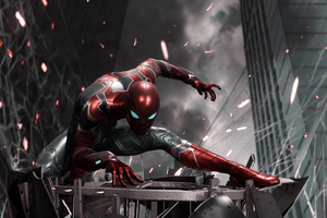 Spiderman Iron Suit Ps4 (1440x900) Resolution Wallpaper
