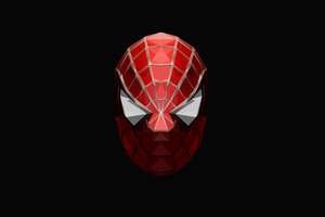 Spiderman Low Poly 4k (2048x1152) Resolution Wallpaper