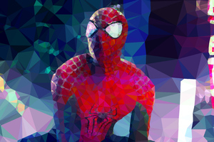 Spiderman Low Poly Arts