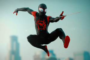 Spiderman Miles Morales 2020 (320x240) Resolution Wallpaper