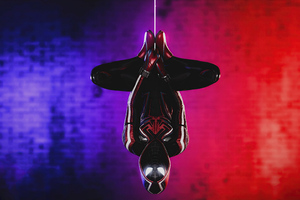 Spiderman Miles Morales 2021 Upside Down