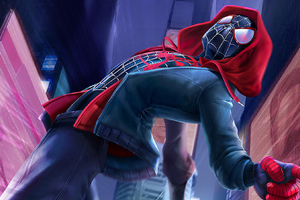 Spiderman Miles Morales Art HD