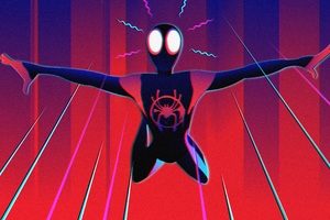 Spiderman Miles Morales Digital Art 4k
