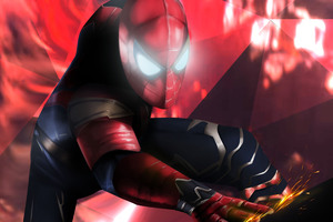 Spiderman New Suit In Avengers Infinity War 4k Artwork