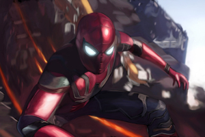 Spiderman New Suit In Infinity War 4k