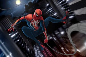 Spiderman Ps4 Game Art