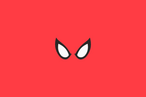 Spiderman Red Minimal Background 4k (2560x1600) Resolution Wallpaper