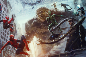 Spiderman Showdown Wallpaper