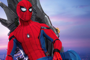 Spiderman Sitting On Crown Wallpaper