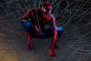 Spiderman Skyline Hero (1400x1050) Resolution Wallpaper