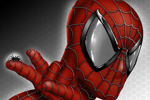 Spiderman Super Hero Art (1400x900) Resolution Wallpaper