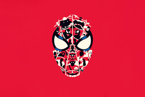 Spiderman The Animated Series Logo 5k (1600x900) Resolution Wallpaper