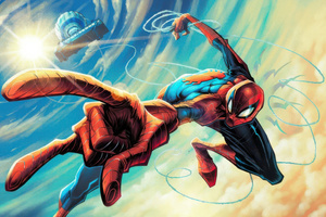 Spiderman Tomorrow Hope (2560x1080) Resolution Wallpaper