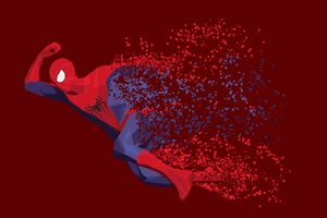 Spiderman Vector Art 5k (1280x800) Resolution Wallpaper